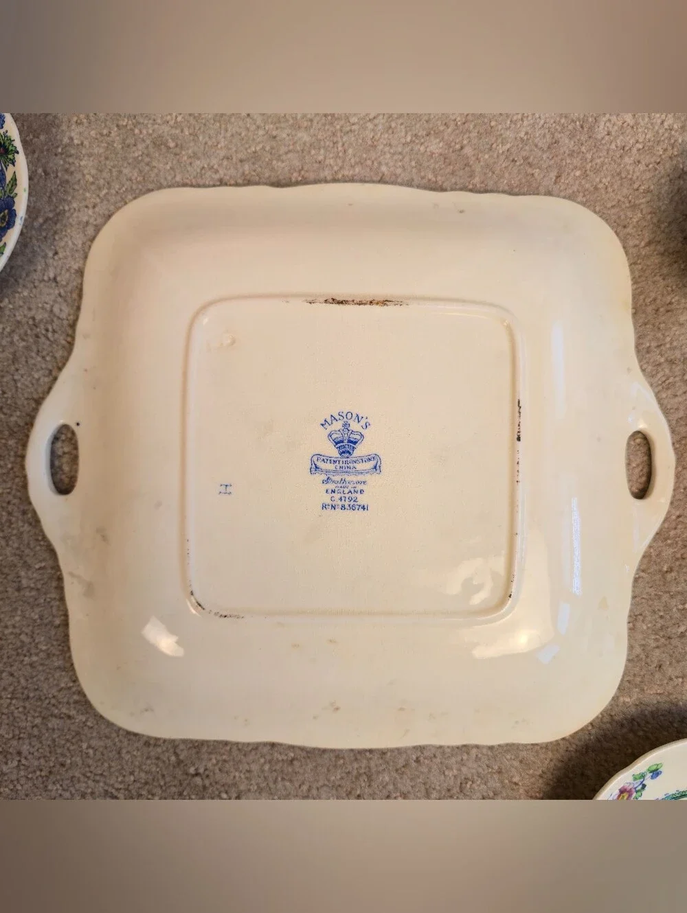 Vintage Craz Mason's Ironstone 